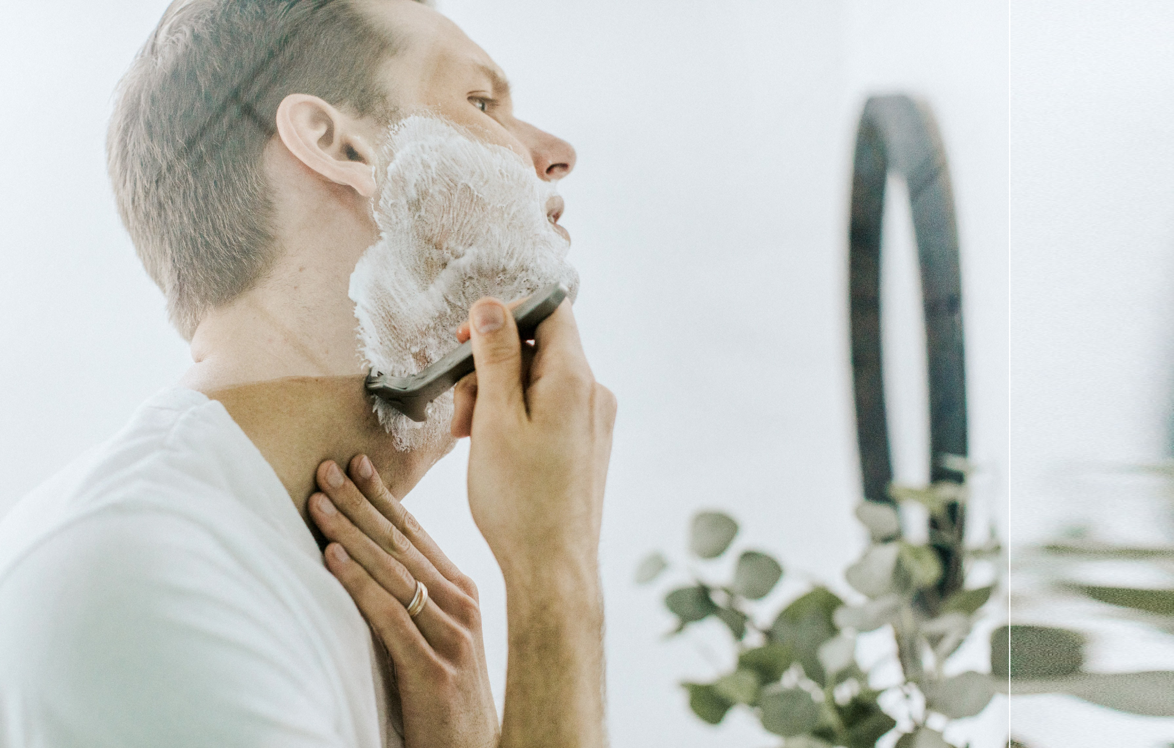 Uncompromised skin protection for men who shave daily and present visible signs of skin damage such as redness