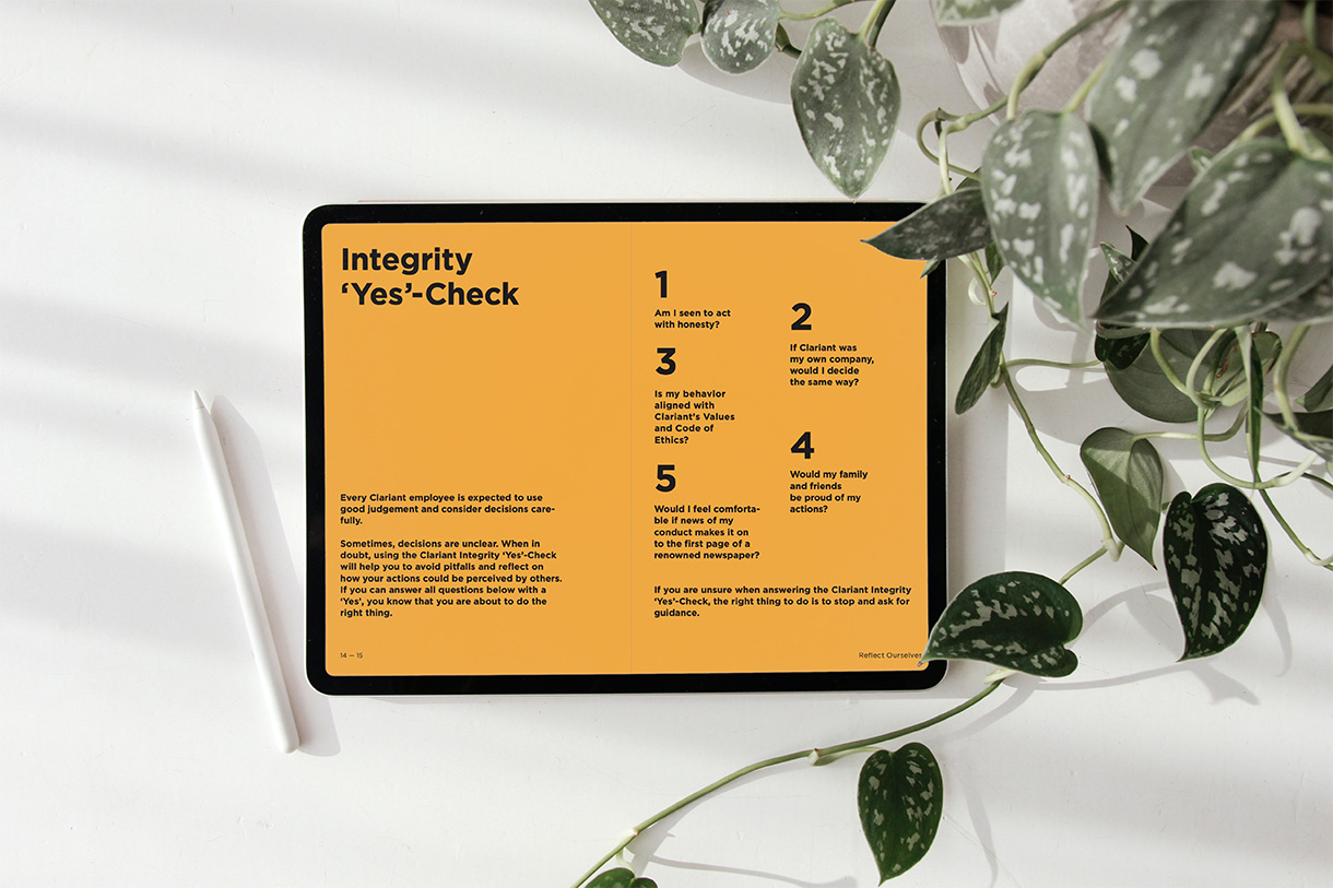Clariant Image Code of Ethics FAQ EN
