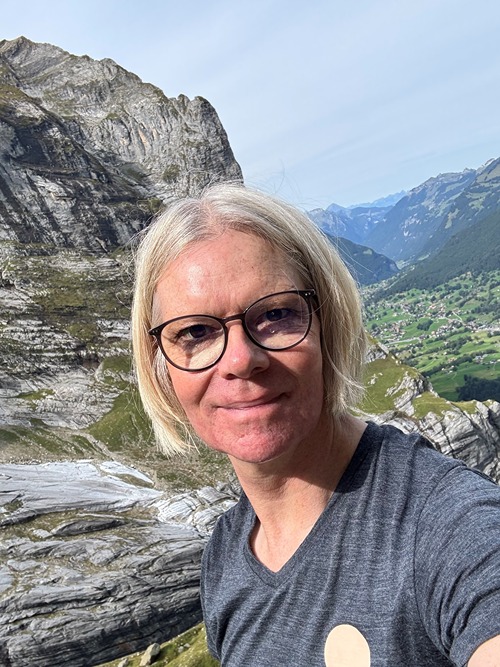 Hiking selfie in Grindelwald